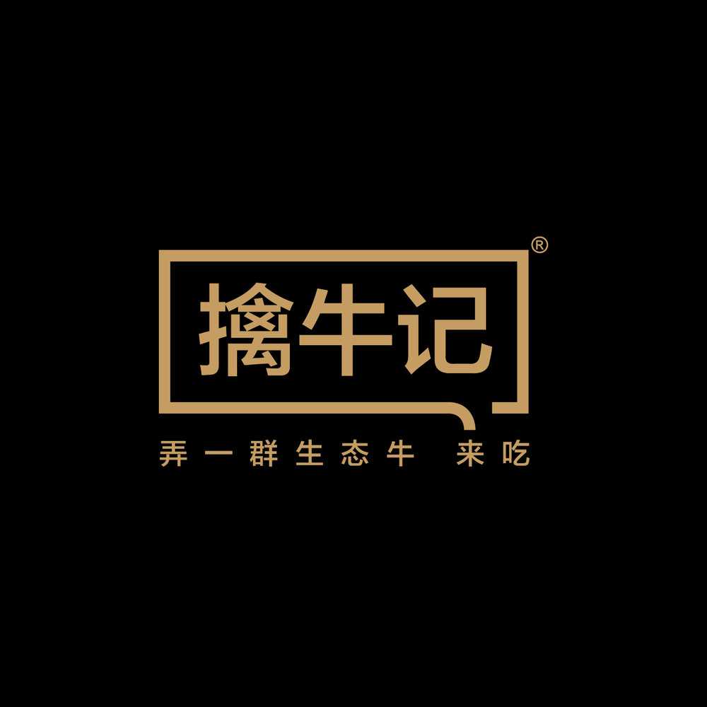 牛肉品牌 logo  包装设计